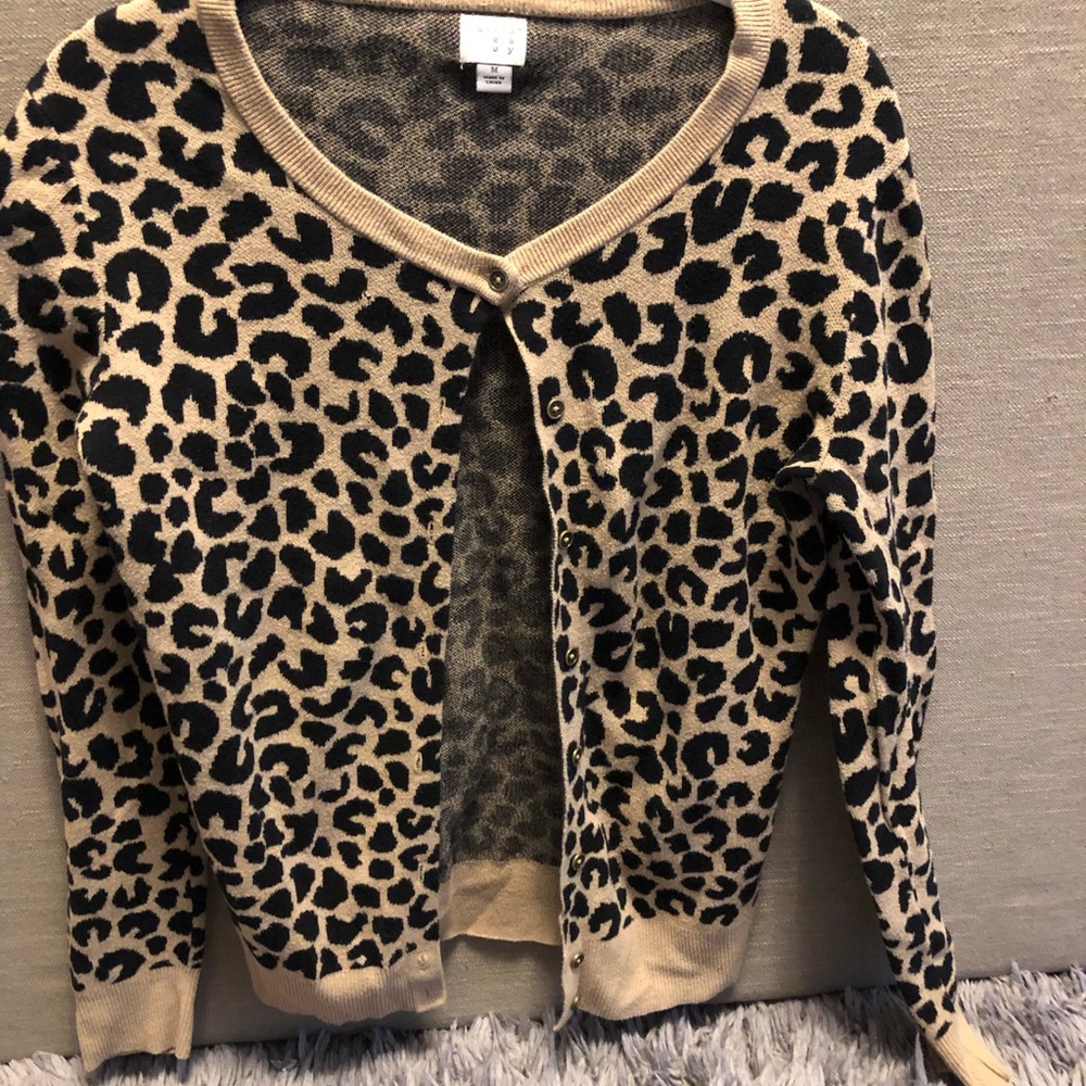 Leopard cardigan